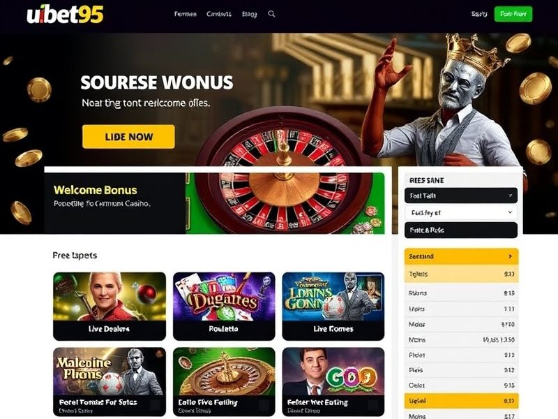 Welcome to UBet95, your gateway to the best sports betting, online casino games, and real-money gambling. Access expert insights, live dealer options, and exclusive promotions at ubet95.com.